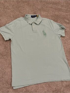 Polo by Ralph Lauren Pale Mint Short-Sleeve Polo Shirt